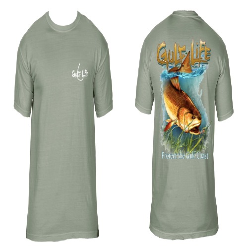 Redfish Fishing Custom Name T-shirt - Creeks to Coasts Fishing shirts