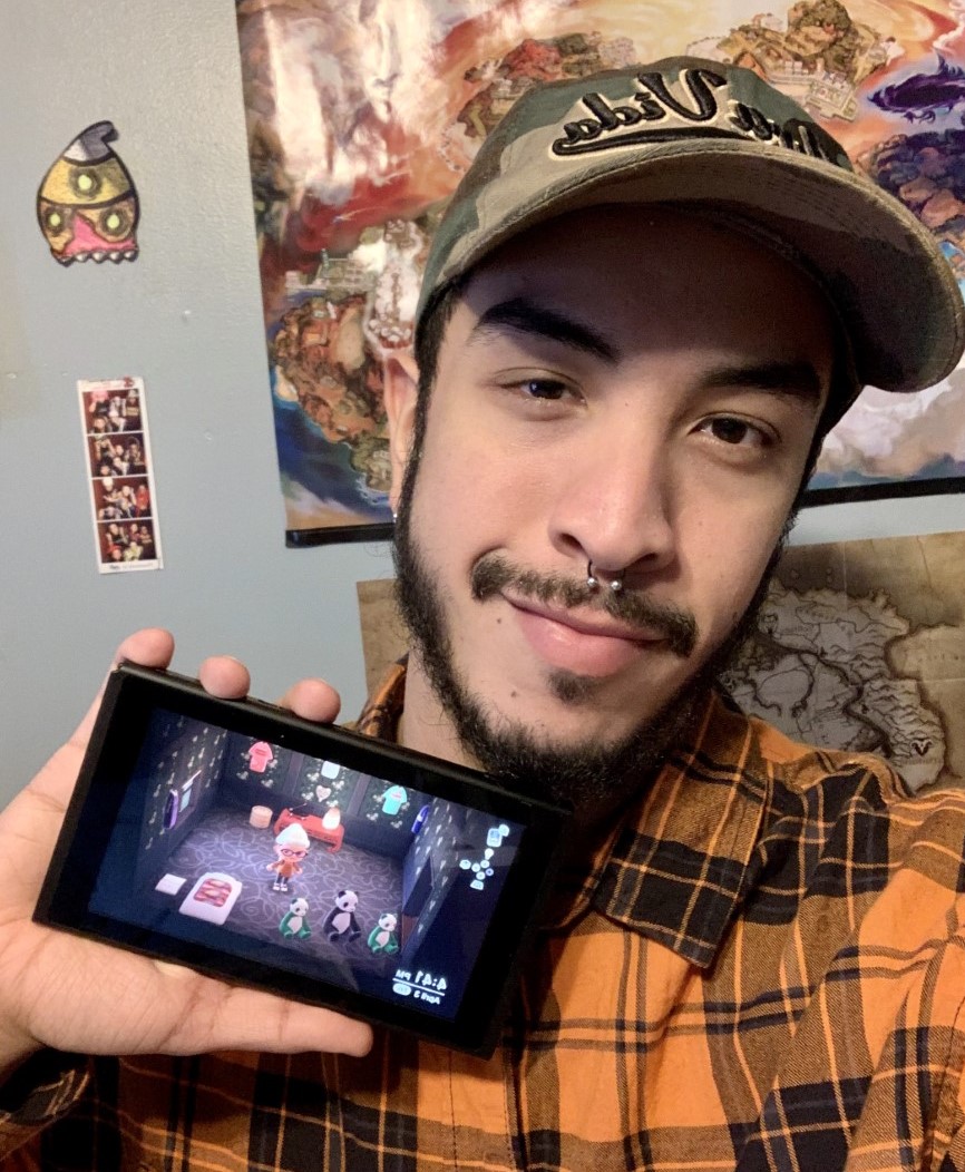 Photo  credit by Richard MendezThe coronavirus did not stop Richard Mendez from contributing to his Hunter College internship 
where he is helping develop a website for the journalism department. He lives in the Bronx and uses his down time playing “Animal Crossing” on his Nintendo Switch. He spends a lot of time designing the kitchen, bathroom and living room for his characters.
