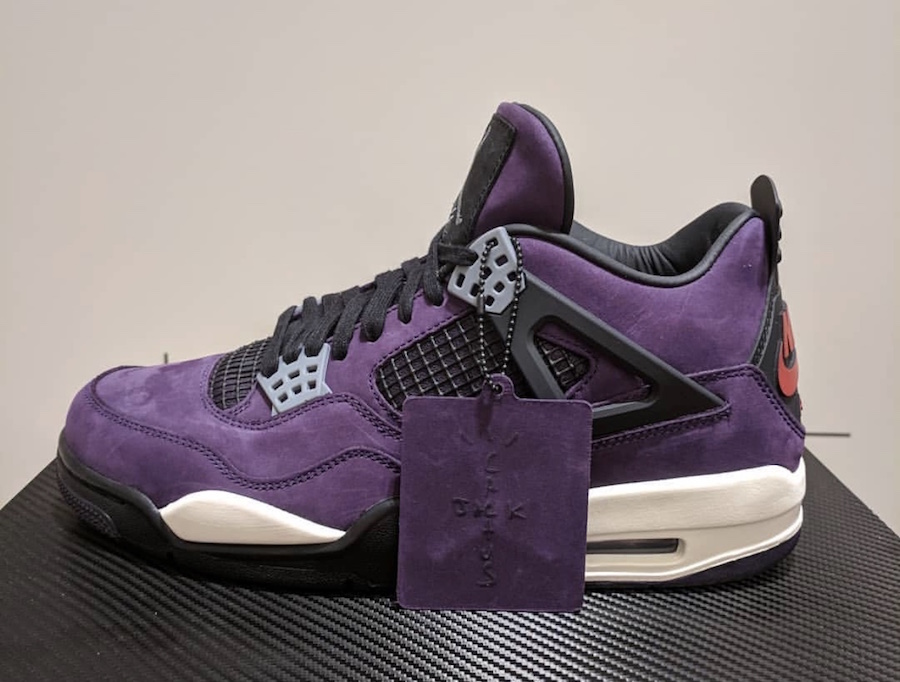 Jordan 4 Cactus Jack Purple