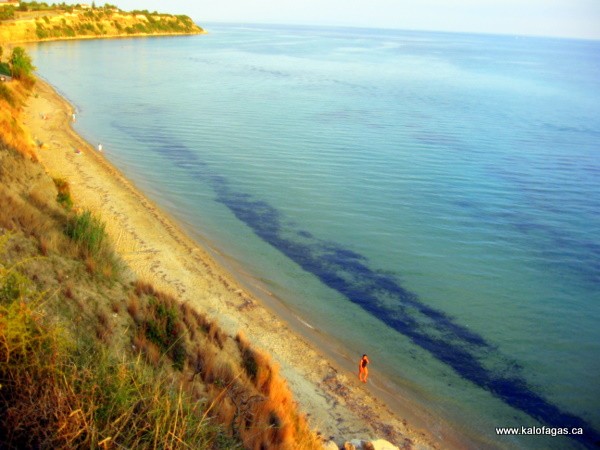 The beach where I swim each day, Nea Kallikratia
