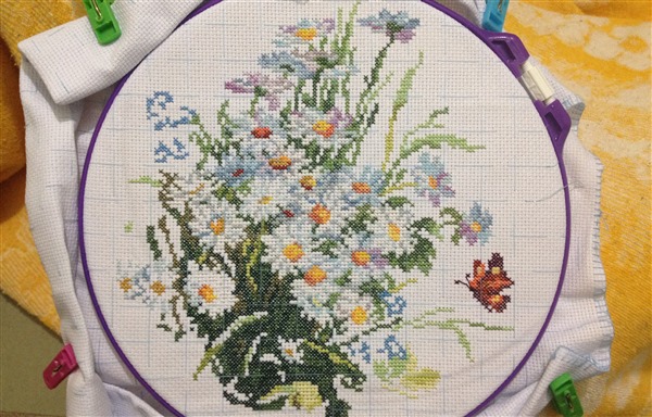 Чудесная игла, 40-40, Ромашки и колокольчики