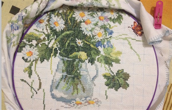 Чудесная игла, 40-40, Ромашки и колокольчики