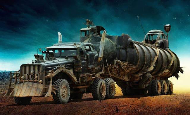 The War RigThe War Rig strikes a formidable pose. A semi-truck with precious cargo needs an Apocalypse-Now-esque number of skull trophies to scare off plundering bandits.