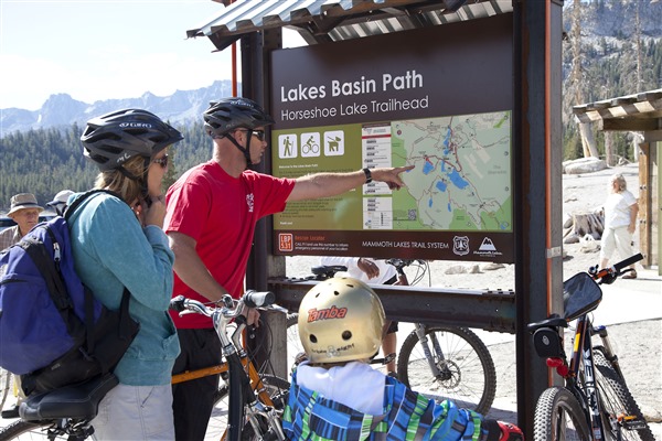 Bikes at the online basin